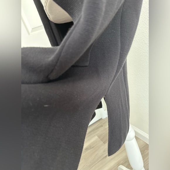 Ann Taylor Women's Black Open Front Long Sweater Vest Size XS - Picture 5 of 12